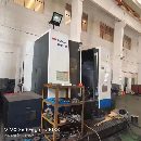 []工厂出售钮威63TS卧式加工中心一台，2017年发那克0i一MF系统，工作正常带刀.