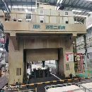 []济南二机床4.510米，动梁动柱龙门加工中心。西门子840.