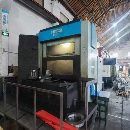 []海天精工HTM-630卧式加工中心630双交换工作台，三轴硬.